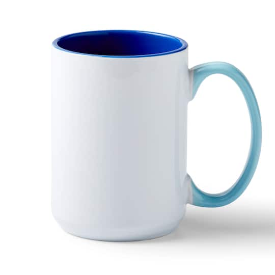 Cricut&#xAE; 15oz. Ocean Beveled Ceramic Mug Blank